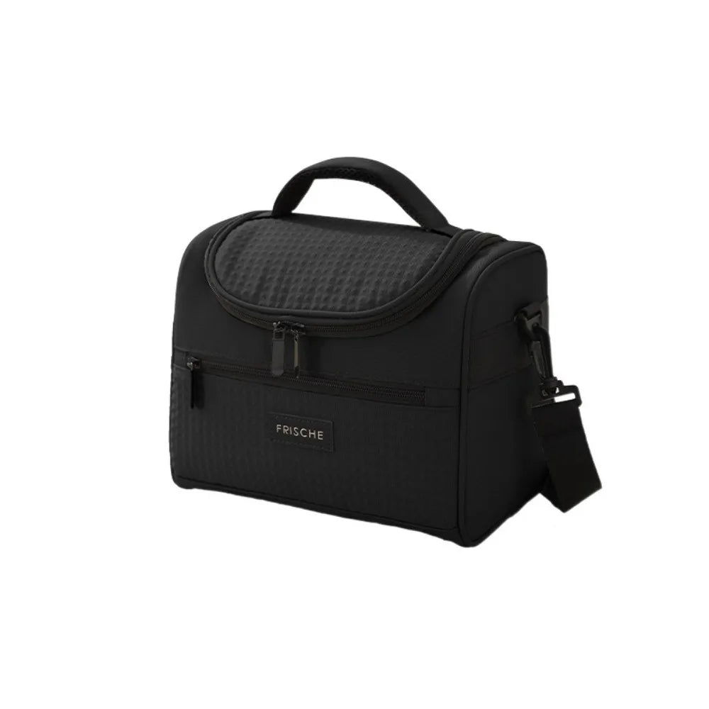 Reusable Zipper Handle Lunch Box Durable Large Capacity Insulated Lunch Bag Waterproof Sturdy Tote Food Container Travel