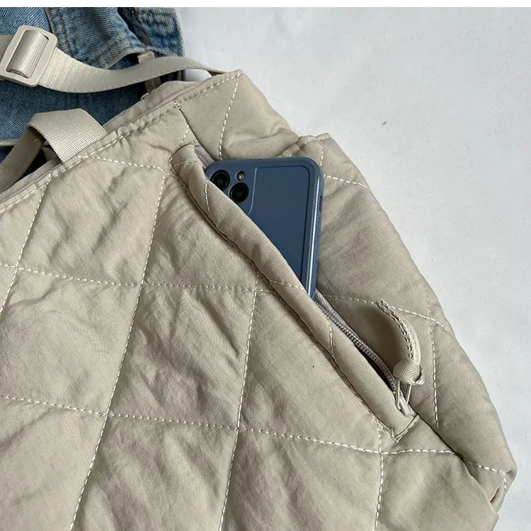 Large capacity Tote Bags for Women Shoulder Side Bag Fashion Space cotton Shopper Shopping Bags cute Ladies Totes 2022 Winter