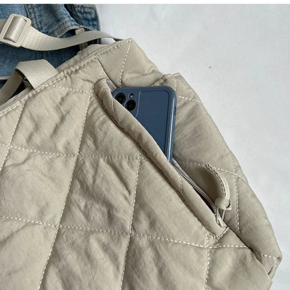 Large capacity Tote Bags for Women Shoulder Side Bag Fashion Space cotton Shopper Shopping Bags cute Ladies Totes 2022 Winter