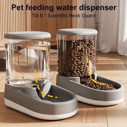 3 8L Pet Water Dispenser Pet Feeder Automatic Refill Food Bowl for Small Medium Pets Cats Dogs Pet Hydration Station