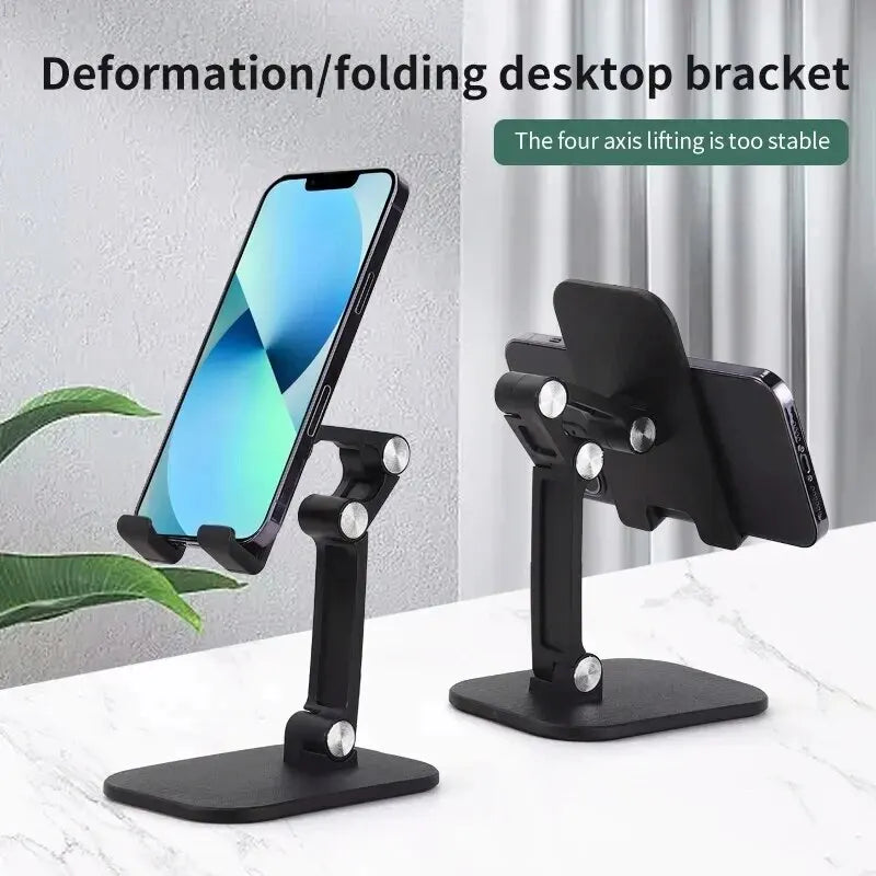 Desktop Phone Holder Can Be Freely Raised And Lowered, Adjustable In Height, Foldable, Portable Tablet For Live Streaming