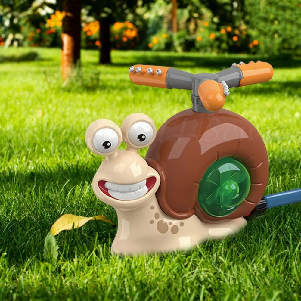 2 in 1 Water Sprinkler Baseball Toy Cartoon Snail Summer Garden Lawns Water Toys Spray Water Toys for Summer Lawn Pool Fun