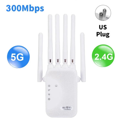 Xiaomi 1200Mbps Wifi Amplifier Dual band 2.4G 5G Repeater Network Expander Range Extender Signal Booster Wireless Wi-Fi Router