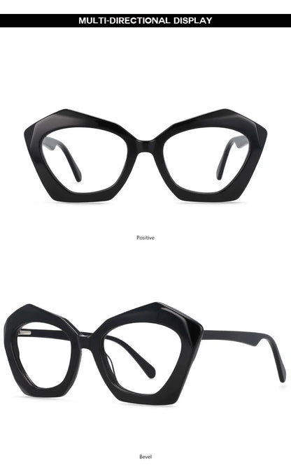 54325 Sexy Ladies Cat Eye Acetate Floral Glasses Frames Butterfly Frame Women Fashion Glasses Frame