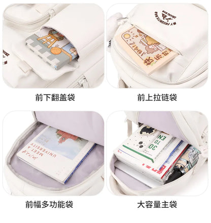 2025 Fashion Girls Waterproof School Bags For Light Weight Children Backpack school bag Printing Kids School Backpacks mochila