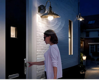 Microwave Radar Detection LED Light Bulb 220V E27 12W Radar Motion Induction Lamp Built-in Radar/Light Sensors For Home Stairs