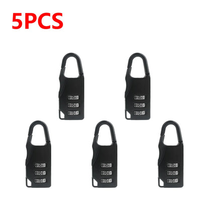 3 Digit Number Combination Pad Lock Padlock Outdoor Waterproof Lock Suitcase Luggage Security Coded Lock Zinc Alloy Code Lock
