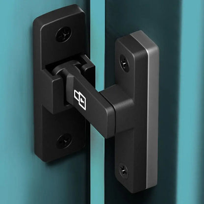 90°/180° Luminous Latch Indoor Metal Door Buckle Bathroom Door Lock Sliding Door Lock Wooden Door Burglar Barn Door Buckle