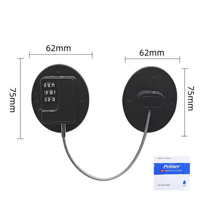 1 Piece Child Protection Locks Baby Cabinet Door Locks Refrigerator Locks High-Rise Anti-Falling Building Safety Code Lock