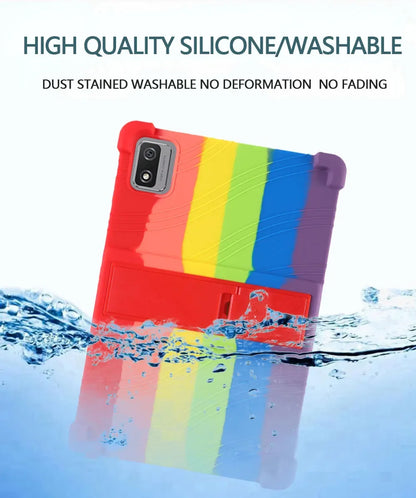 For CHUWI Hi10 XPro 2023 10.1" Tablet Shockproof Cover Tablet Kids Soft Android 13 Tablet Silicon Stand Protective Shell