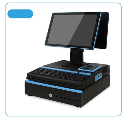 14.1 inch touch screen, cash box, keyboard, whole package POS computer factory POS System cash Register Terminal