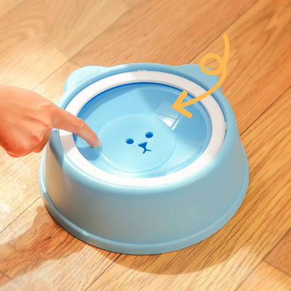 1000ml Anti-splash Dog Drinking Water Bowl Non-Wetting Mouth Floating Pet Bowl for Cats Dogs Puppy Drinking Water Dispenser