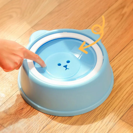 1000ml Anti-splash Dog Drinking Water Bowl Non-Wetting Mouth Floating Pet Bowl for Cats Dogs Puppy Drinking Water Dispenser