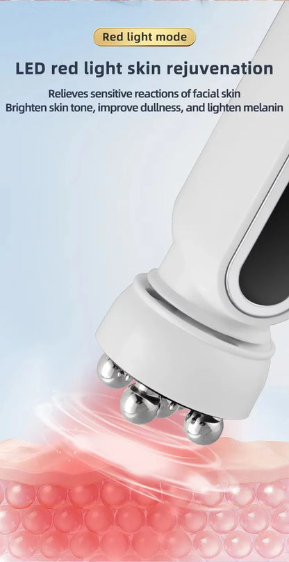 RF Facial Massage Roller EMS Face Lifting Machine Microcurrent Skin Tightening Face V-line Beauty Device Eye Roller Skin Care