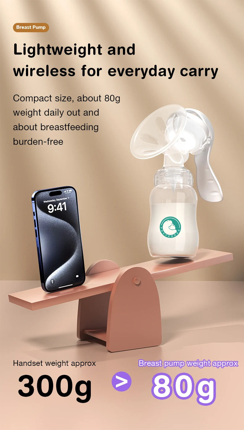 Breast Pump Baby Nipple Manual Suction Milk Pump Feeding Breasts Pumps Milk Bottle Sucking Postpartum Supplies