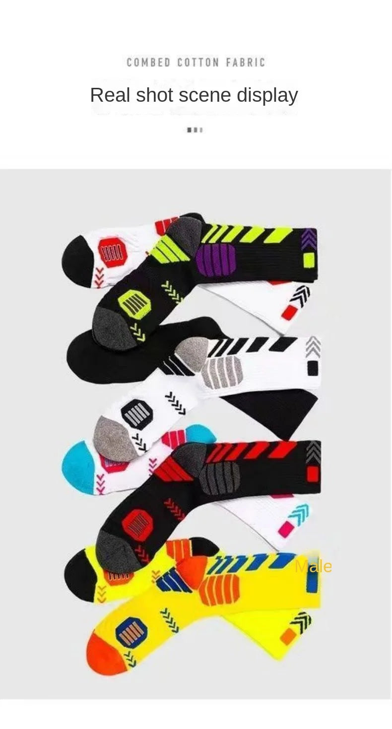 Sports Cycling Socks Breathable  Aero Socks Bicycle Sock Running Hiking Camping Football Basketball Socks Unisex