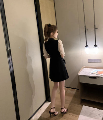 Clothes Mesh Dresses for Women 2024 Formal Occasion Blazer Holiday Woman Dress New Features of In Hot Fashion Sensual Sexy Loose