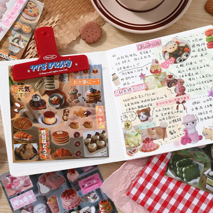 Mr. Paper, Japanese Cuisine Dessert Themed Stickers, Phone Cases, Scrapbooks, Notebooks, Diaries, Decorative Stationery Stickers