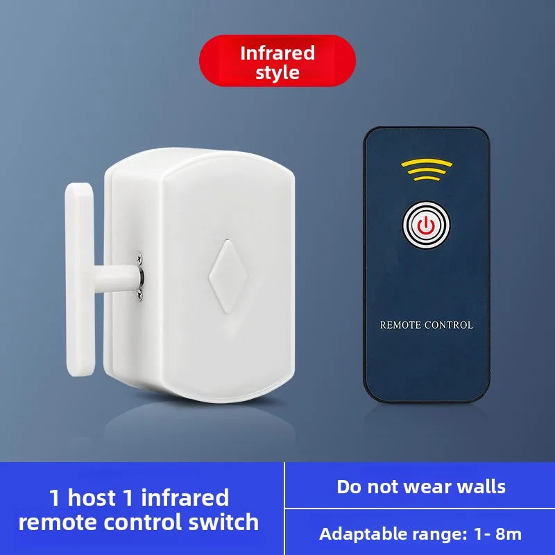 Smart Wireless Light Switch Remote Control for Bedroom/Lazy People, Auto On/Off, Smart Home Device