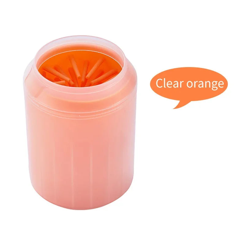 Portable Pet Paw Cleaner Soft Silicone Brush Dog Cat Foot Washer Cleaning Cup Easy to Use Durable Lightweight and Waterproof