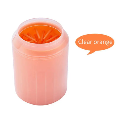 Portable Pet Paw Cleaner Soft Silicone Brush Dog Cat Foot Washer Cleaning Cup Easy to Use Durable Lightweight and Waterproof
