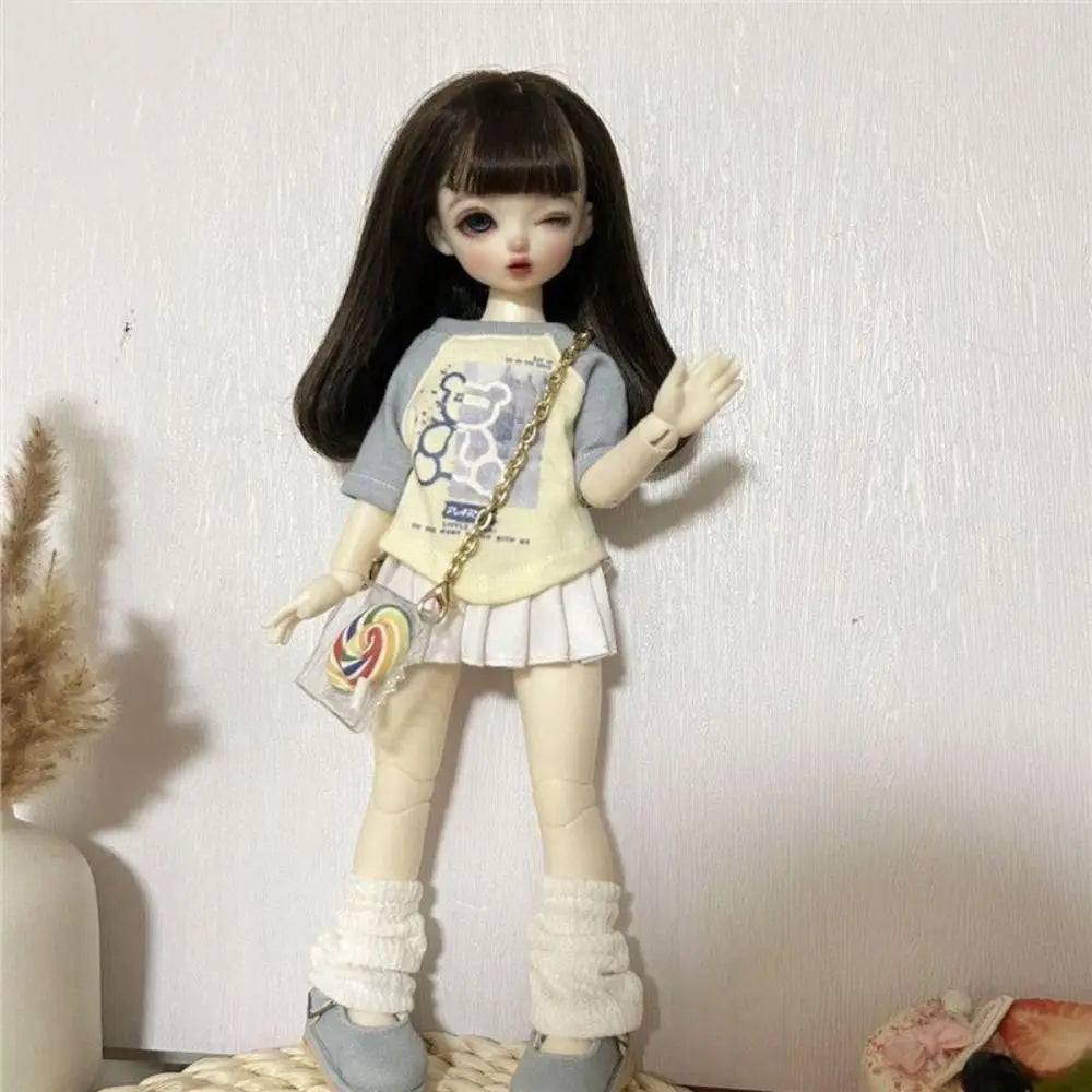 DIY Accessories Doll Elegant Dresses New Durable 1/6 BJD Doll Hoodie Set Casual Wears Doll Handmade Clothes Dolls Accessories