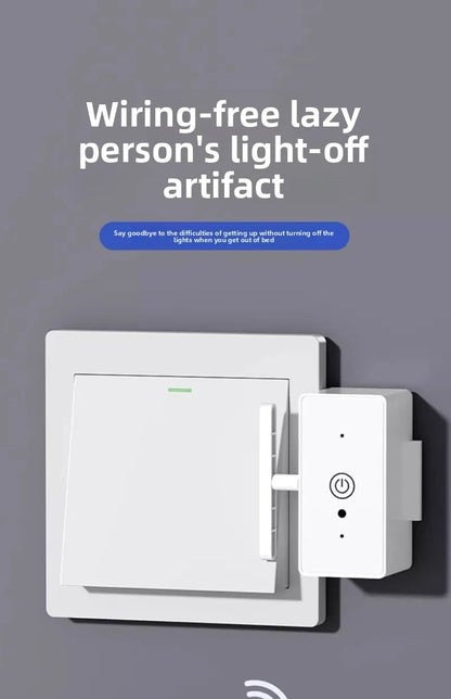 Smart Wireless Light Switch Remote Control for Bedroom/Lazy People, Auto On/Off, Smart Home Device