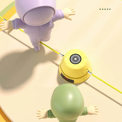 Digital Counter Electric Rope Skipping Machine Training Toy Remote Control Automatic Jump Rope USB Charging Adjustable Speed