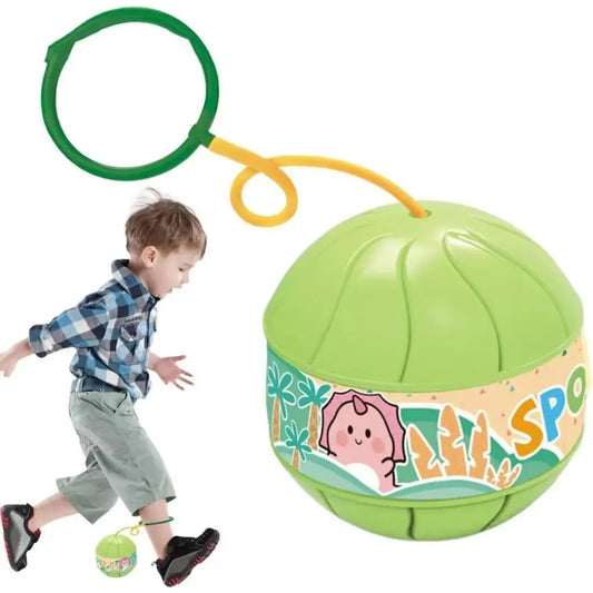 Foot Hoop Ball Luminous Foot Jumping Ball Skip Ropes Sports Exercise Sports Reaction Training Ball Height Growth on String