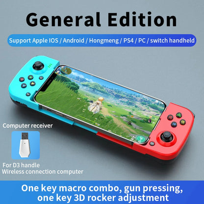 D3 Wireless Bluetooth Telescopic Gamepad For IPhone IOS Android Phones Console Stretch Wireless Game Controller Joystick Gaming