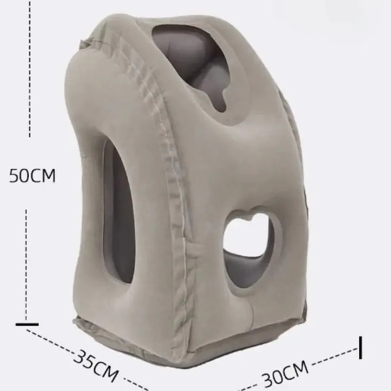 PVC Inflatable Travel Pillow Portable Headrest Chin Support Cushions for Airplane Plane Car Office Rest Neck Nap Pillows