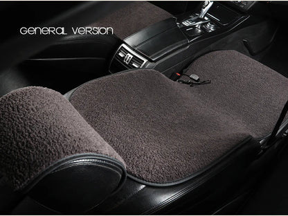 2023 New Car Heated Seat Cushion Made of Lamb Fleece Material, Comfortable and Warm, Suitable for Single Seat, Double Seat, and