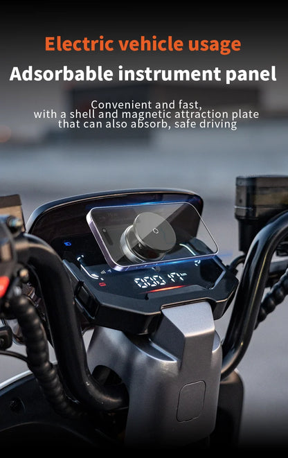 K009 Magnetic Car Mount Phone Holder Vacuum Adsorption 360° Rotation Super Strong Suction Bracket For Car Desk Bathroom 2025