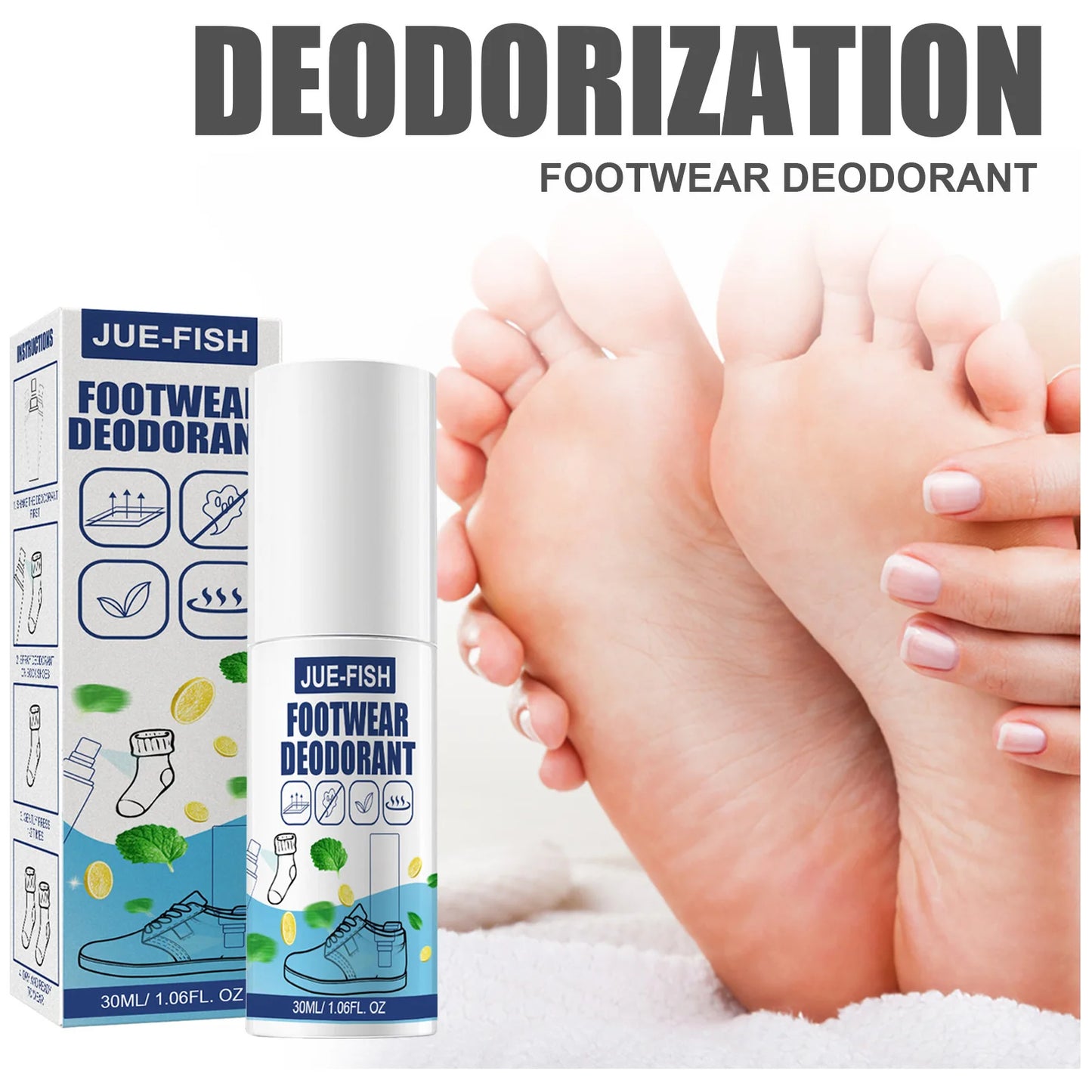 Shoe Spray Germicidal Deodorant Shoe Cabinet Spray Fast lasting antibacterial deodorant Sweat foot odor Remover spray