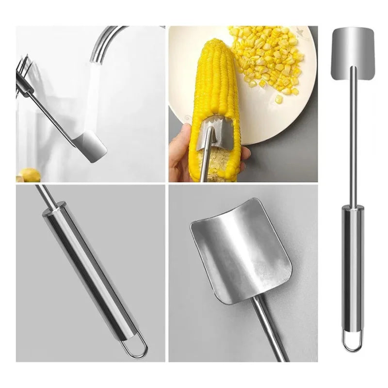 Stainless steel corn kernel stripper corn kernel remover fast corn thresher corn kernel separator corn splitter kitchen tool