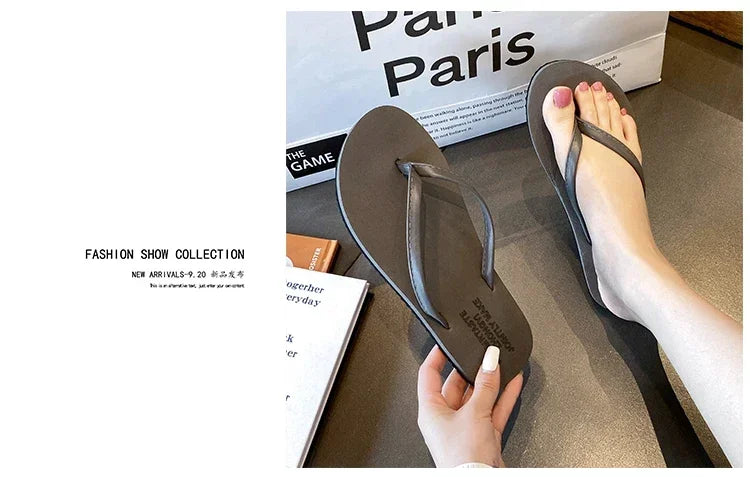 Flip-flops Women's Summer Slippers for Women Non-slip Ins Outdoor Casual Beach Sandal Women Fashion Outerwear Flip Flops