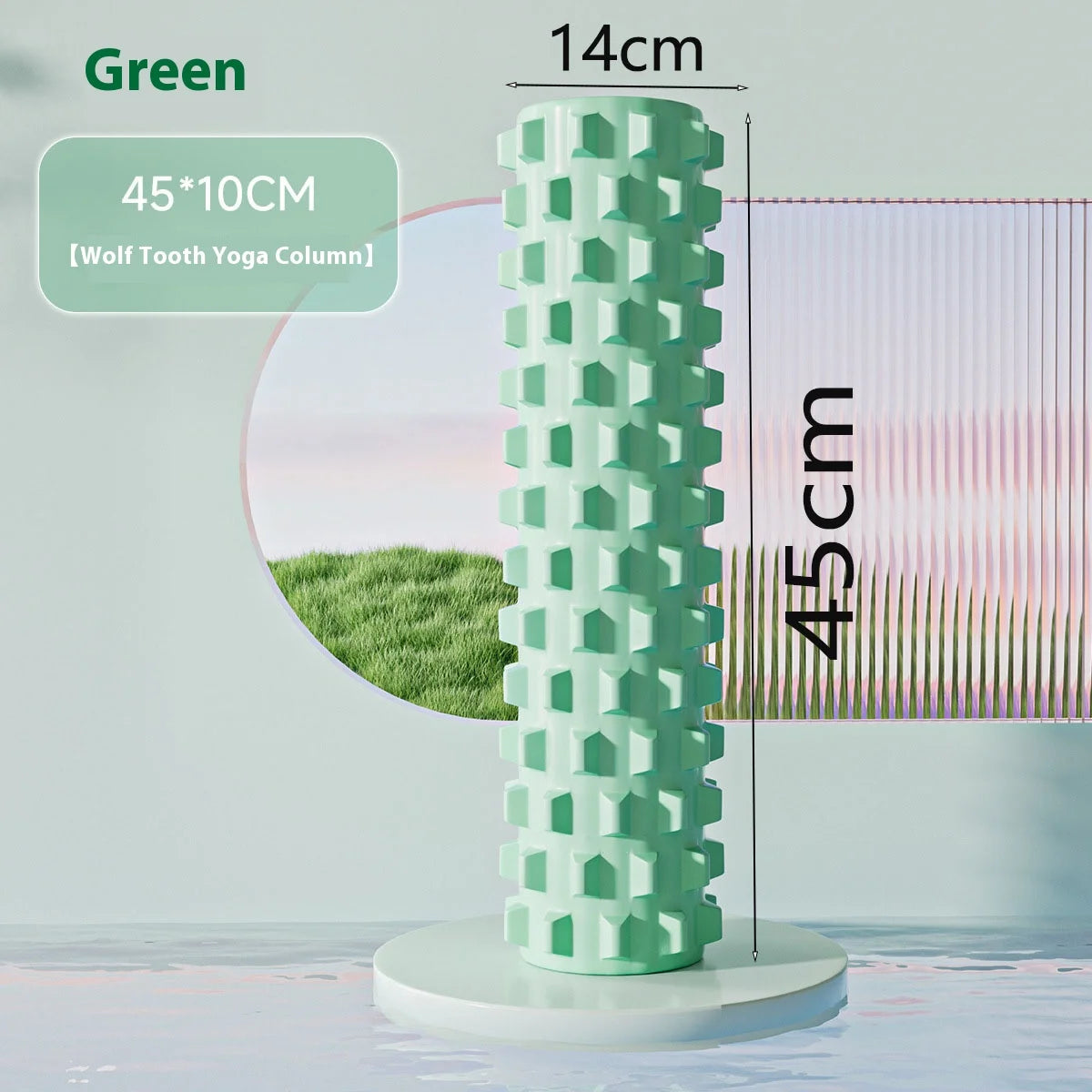 45cm Fitness Foam Roller Yoga Column Muscle Relaxation Massage Roller Pilates Exercicios Equipment Back Roller Massage Stick