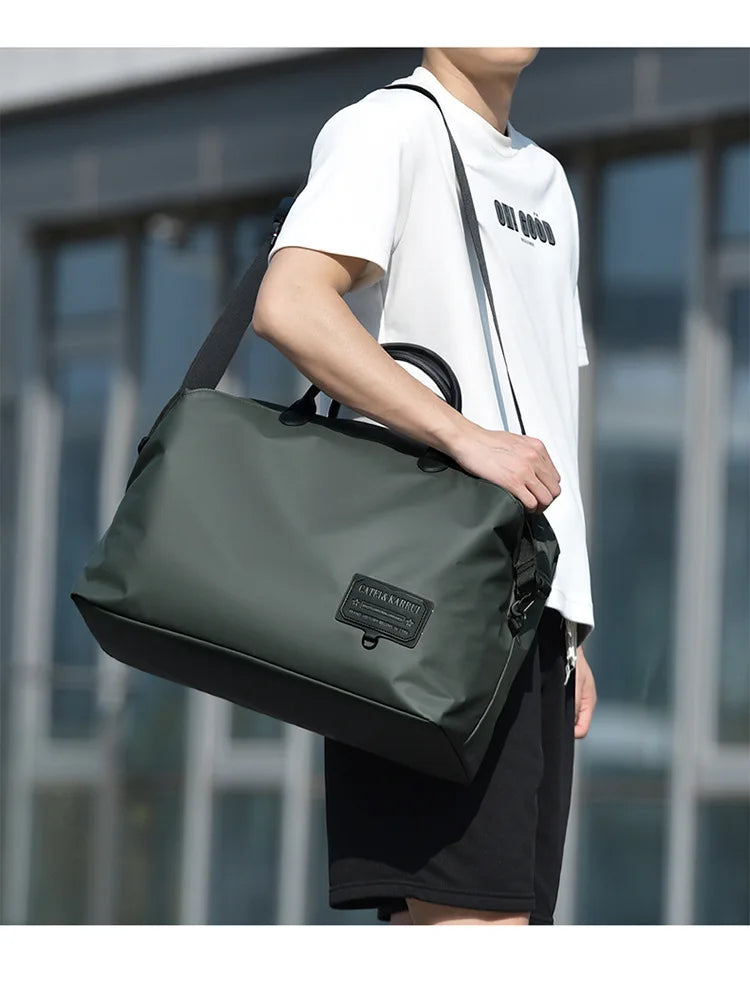 New Travel Tote Men Handbag Oxford Large Capacity Handbags For Men Briefcase Travel Crossbody Bags Waterproof Gym Luggage Bag