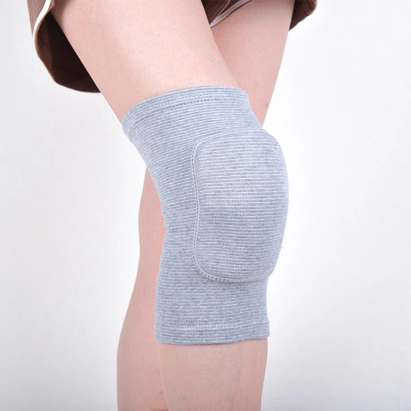 Sports Compression Knee Pads Elastic Knee Protector Thickened Sponge Knee Brace Support For Dancing Workout Training Yoga
