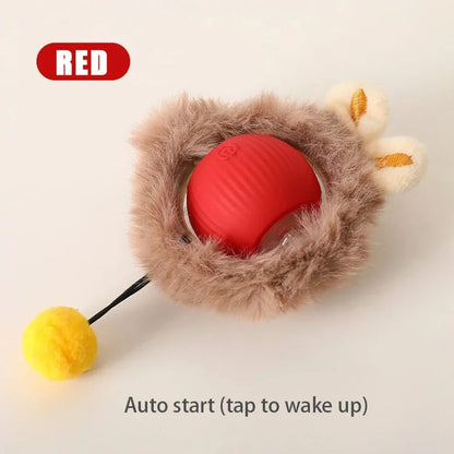 Interactive Cat Toy with 3 Modes New Cat Interactive Ball Toy  Auto on/Off Motion Activated Fun Hide & Seek Game for Cats Dogs