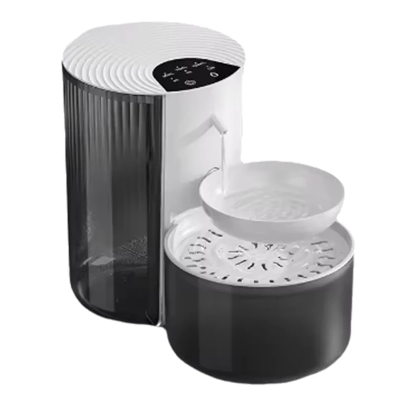 HHO-3L Wireless Pet Water Fountain Rechargeable Dump Water Feeder Timed Smart No Filter Required