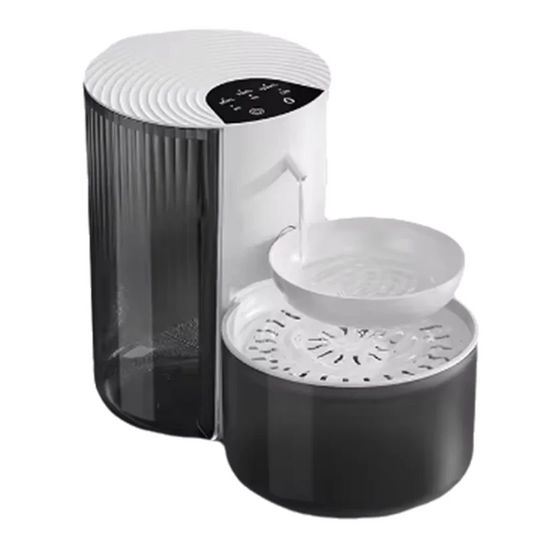 HHO-3L Wireless Pet Water Fountain Rechargeable Dump Water Feeder Timed Smart No Filter Required