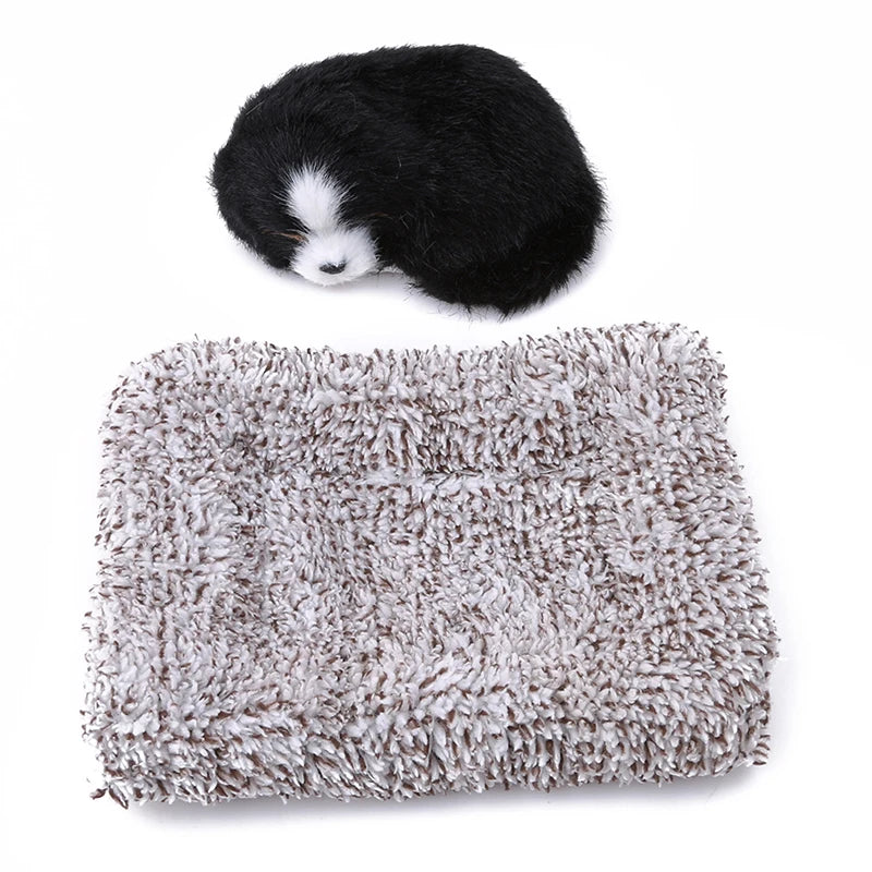 Car Stuffed Toys Lovely Simulation Animal Plush Sleeping Dogs Toy Kids For Car Interior Decor Accessories