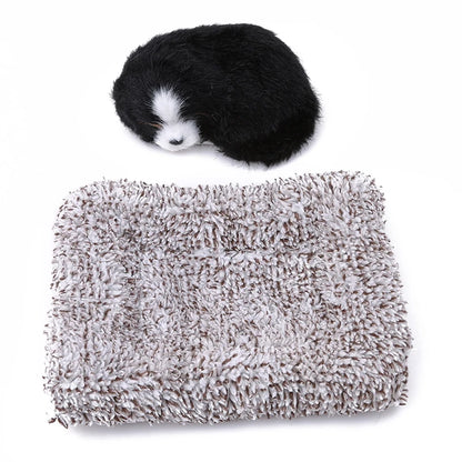 Car Stuffed Toys Lovely Simulation Animal Plush Sleeping Dogs Toy Kids For Car Interior Decor Accessories