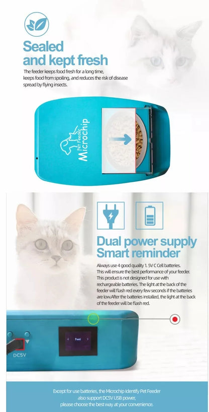 Microchip Smart Surefeed Intelligent Pet Feeder Cat Dog Microchip Sence Feeder Pet Animal