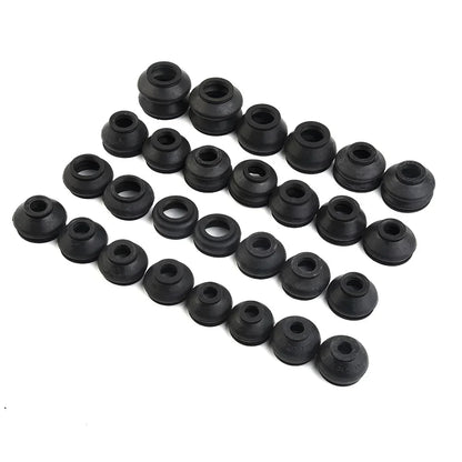 28pcs Car Suspension Steering Ball Joint Rubber Dust Boot Cover Tie Rod End Sets Track Tie Turn Rods Auto Replacement Parts