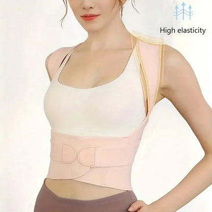 Posture Corrector for Women & Men – Adjustable Back Brace, Scoliosis & Hunchback Support, Spine Alignment