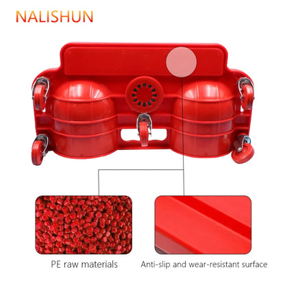 Rolling Knee Protection Pad with Wheels Built in Foam Padded Per for Car Repairman, Fitter, Repairman, Protective Gear Pulley