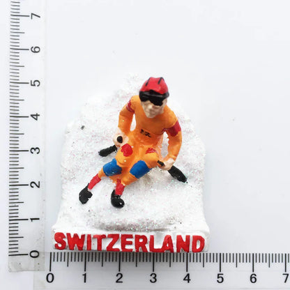 Europe Switzerland 3D Fridge Magnets Tourism Souvenir Refrigerator Magnets Sticker Collection Handicraft Decoration Articles