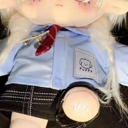 20cm Dress-up Doll's Clothes Cotton Doll Cute Clothes Cartoon Plush Doll Clothes Naked Doll Regular Body Only Clothes No Doll